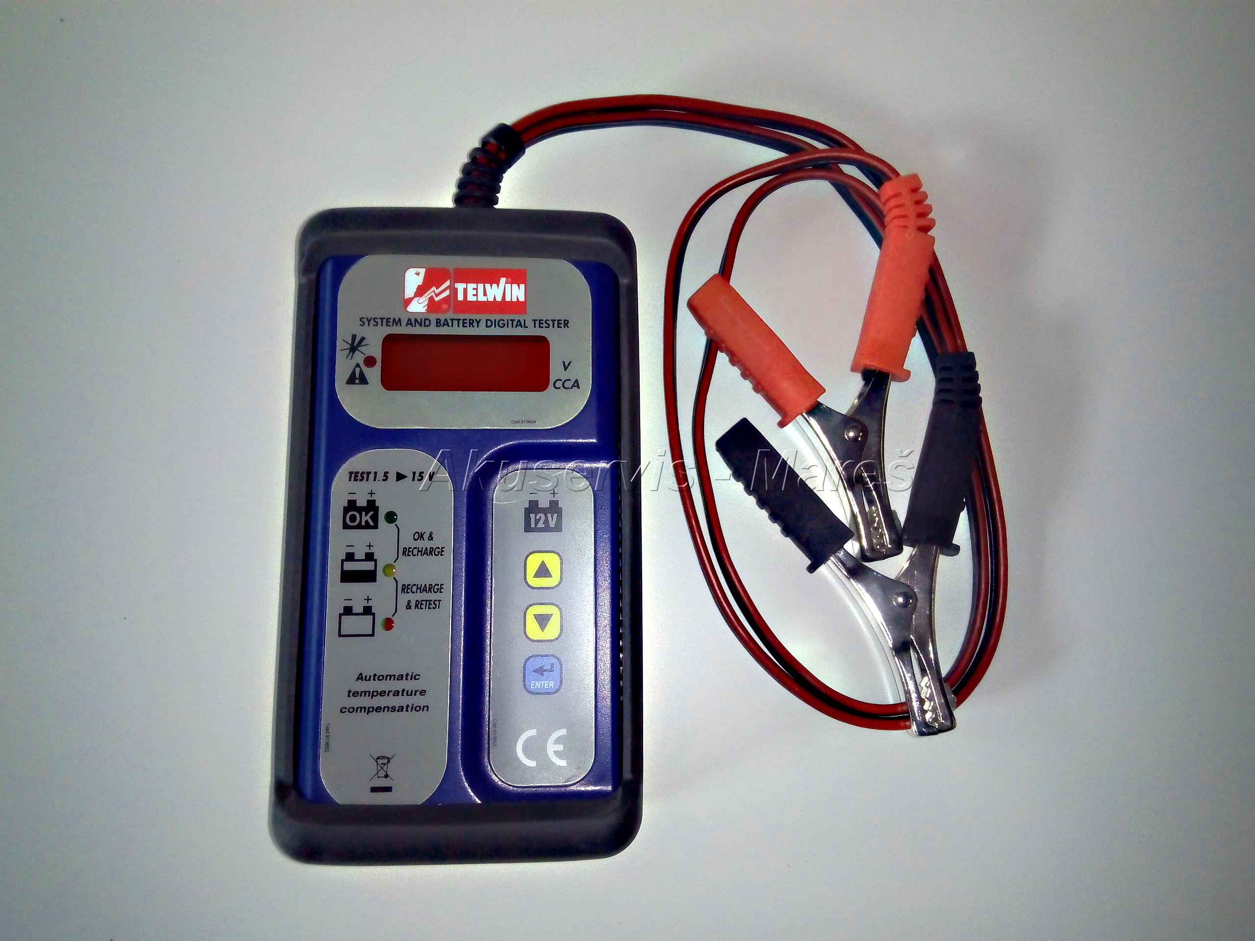 Tester Telwin DIGITAL na baterie a startovací systém vozidla 