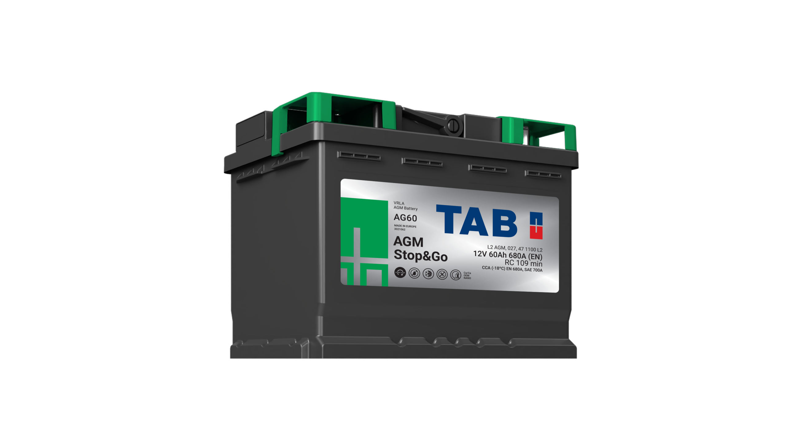 TAB AGM Stop&Go AG60 - 60Ah