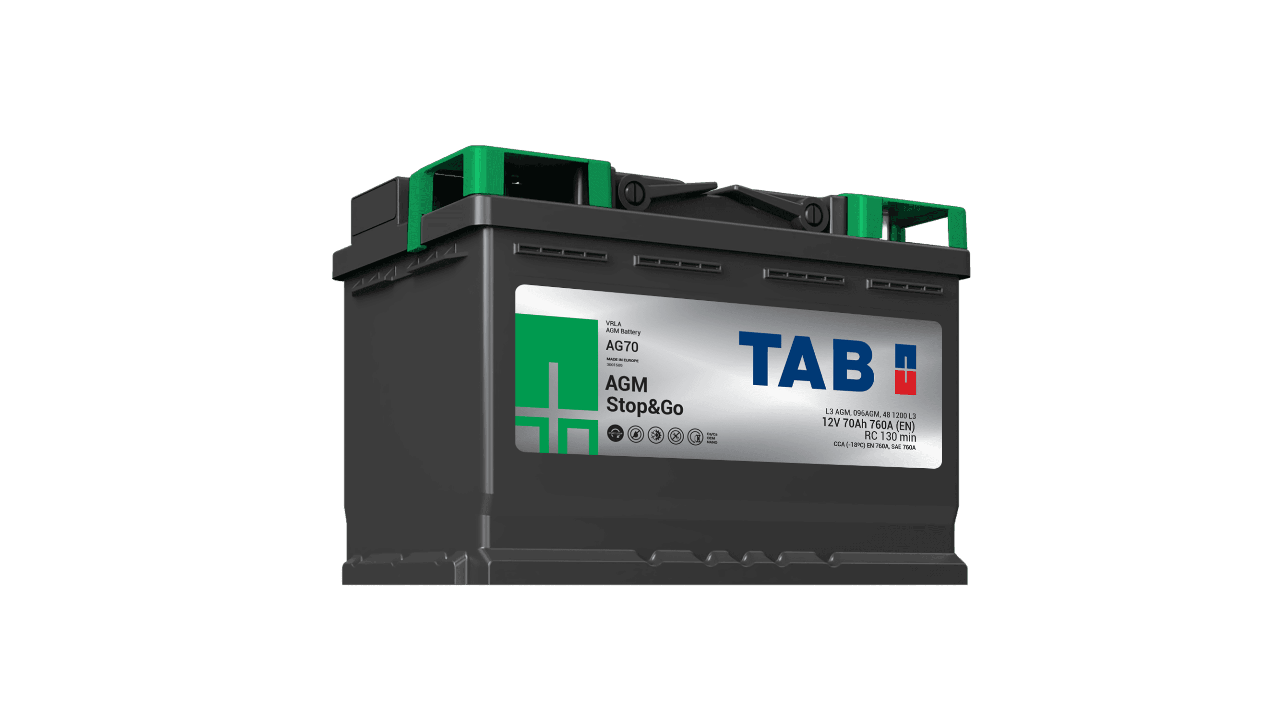 TAB AGM Stop&Go AG70 - 70 Ah