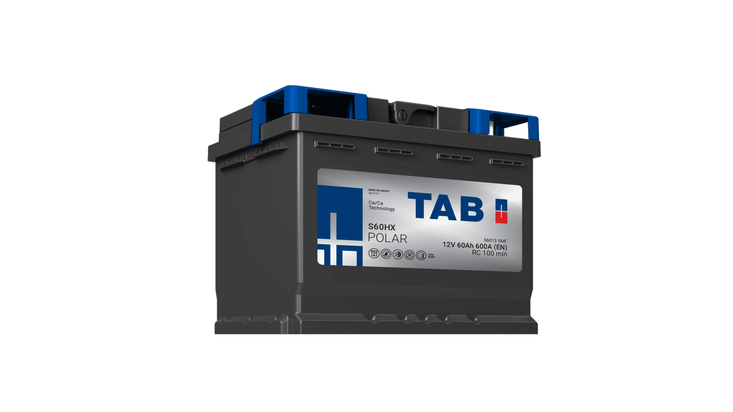 S60HX TAB Polar S60HX -60 Ah