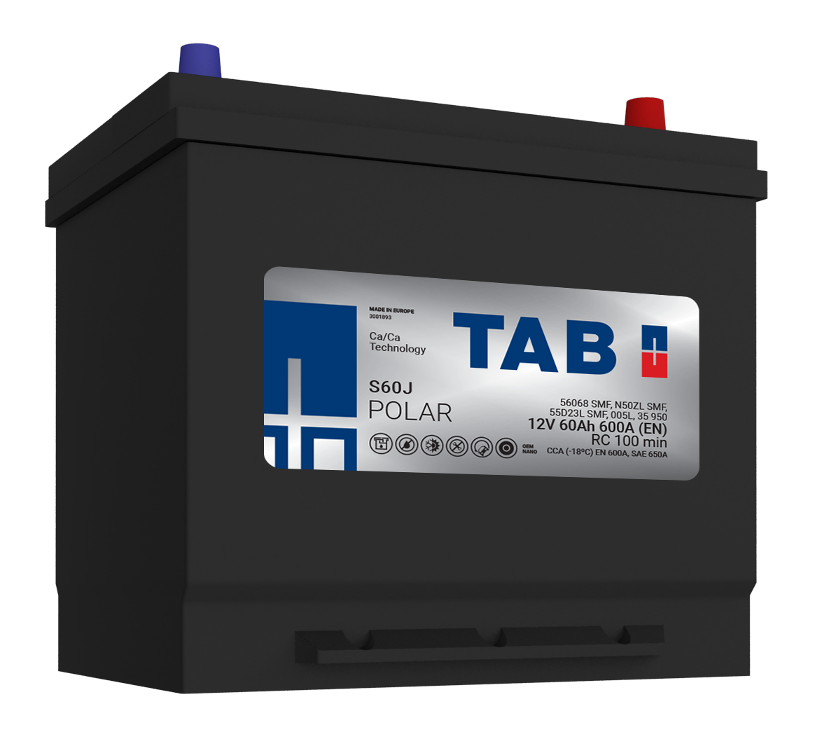S60J TAB POLAR S60J- 60 Ah