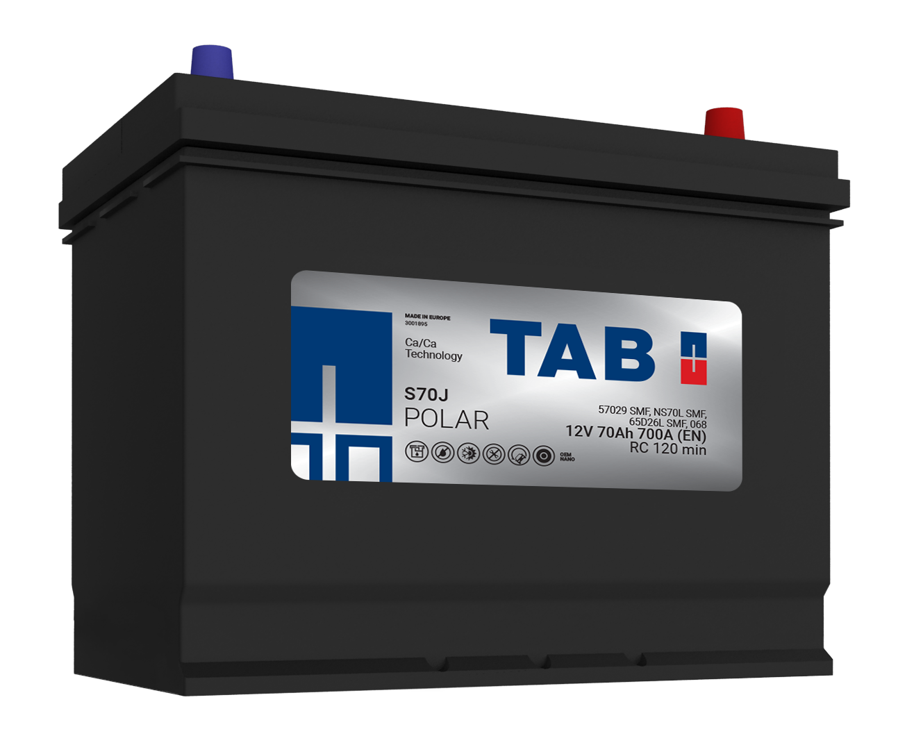 TAB POLAR S70J - 70 Ah