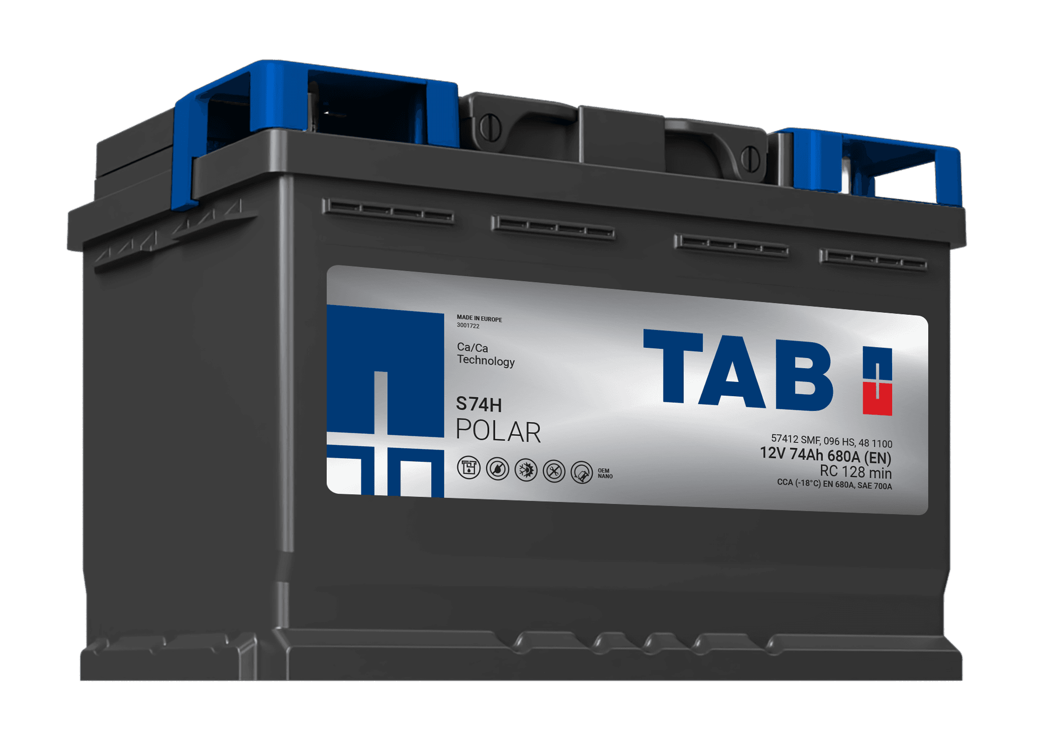 TAB POLAR S74H - 74 Ah