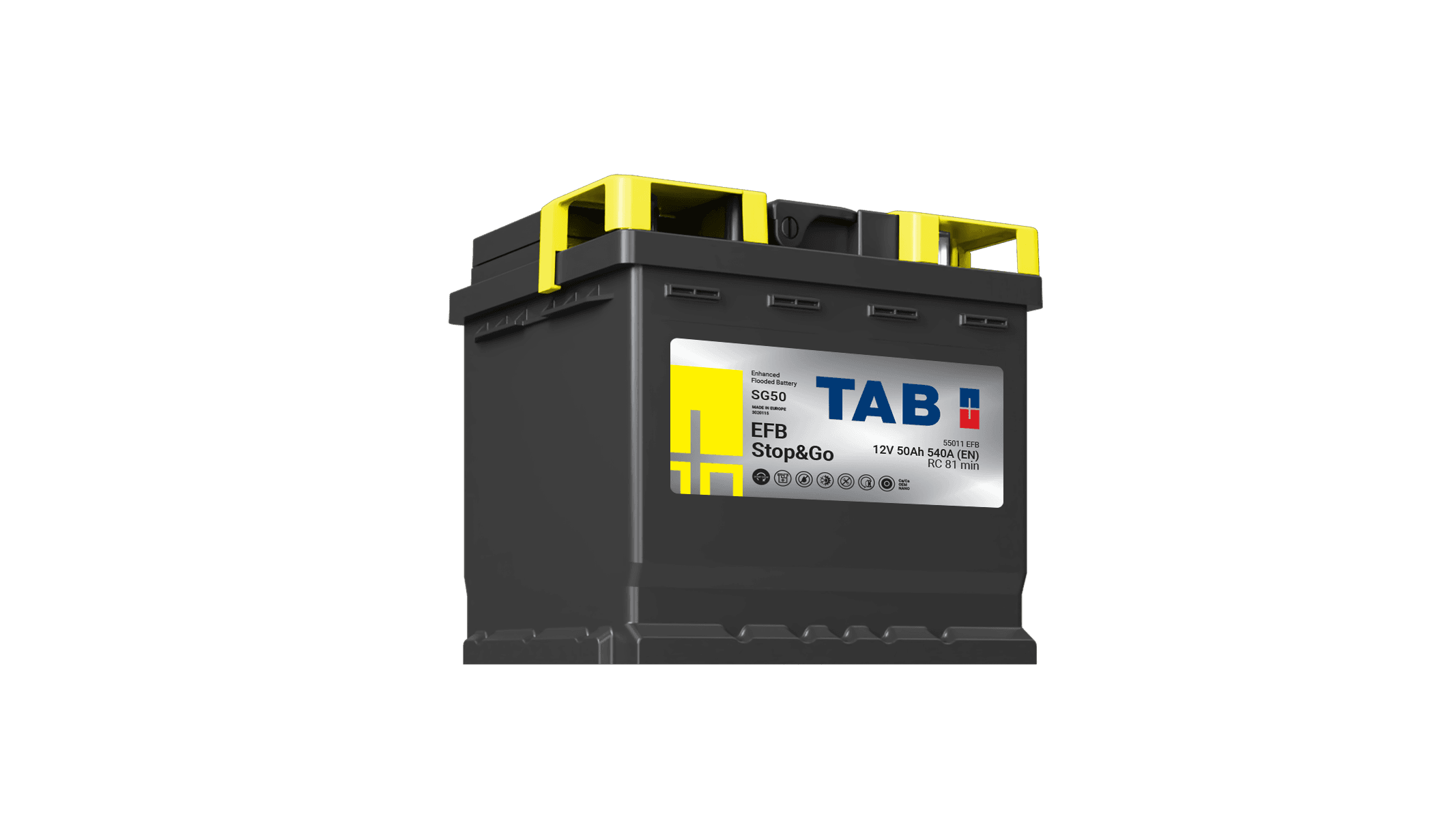 SG50 TAB EFB STOP&GO SG50 - 50 Ah