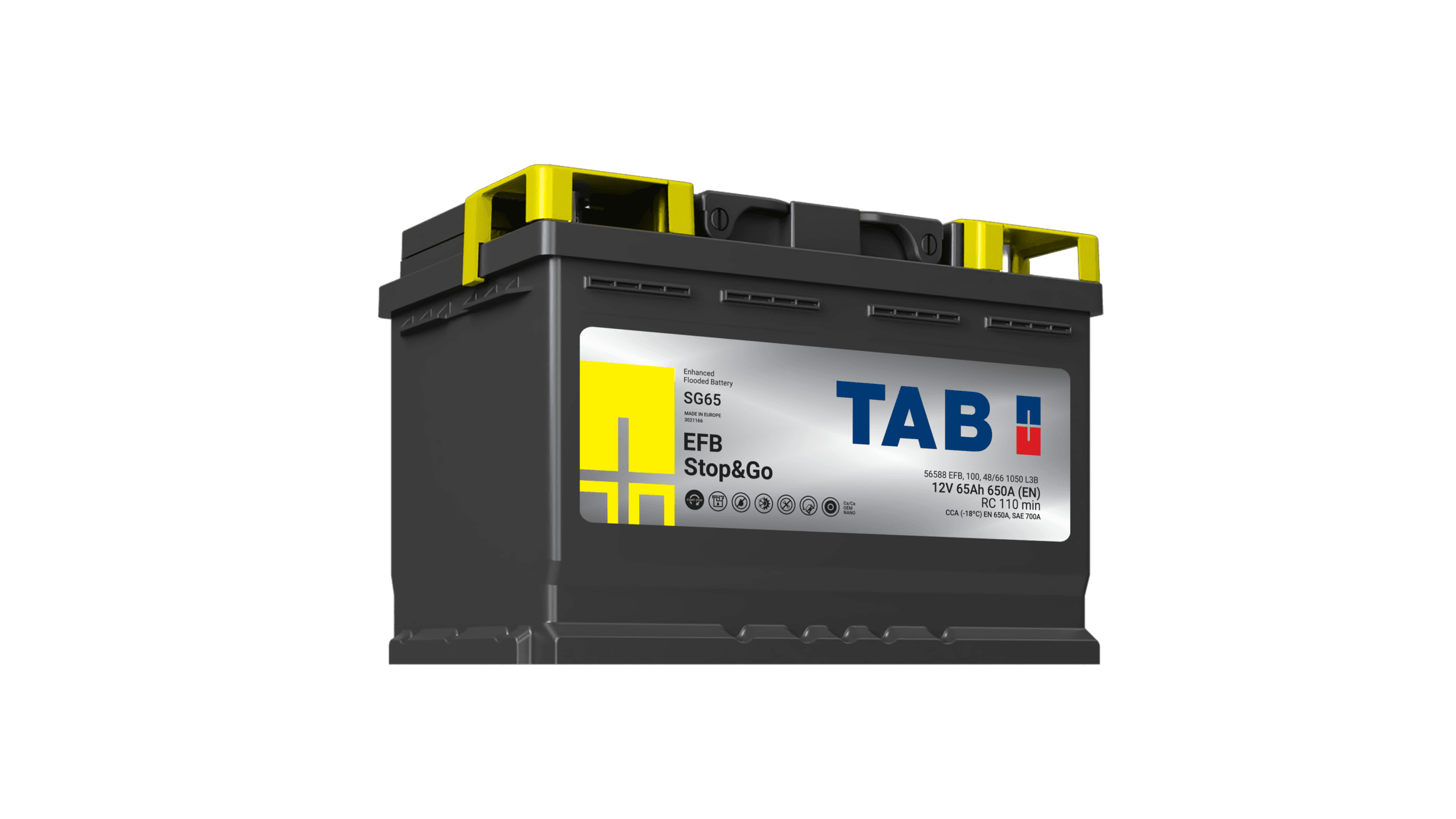 SG65 TAB EFB STOP&GO SG65 - 65 Ah