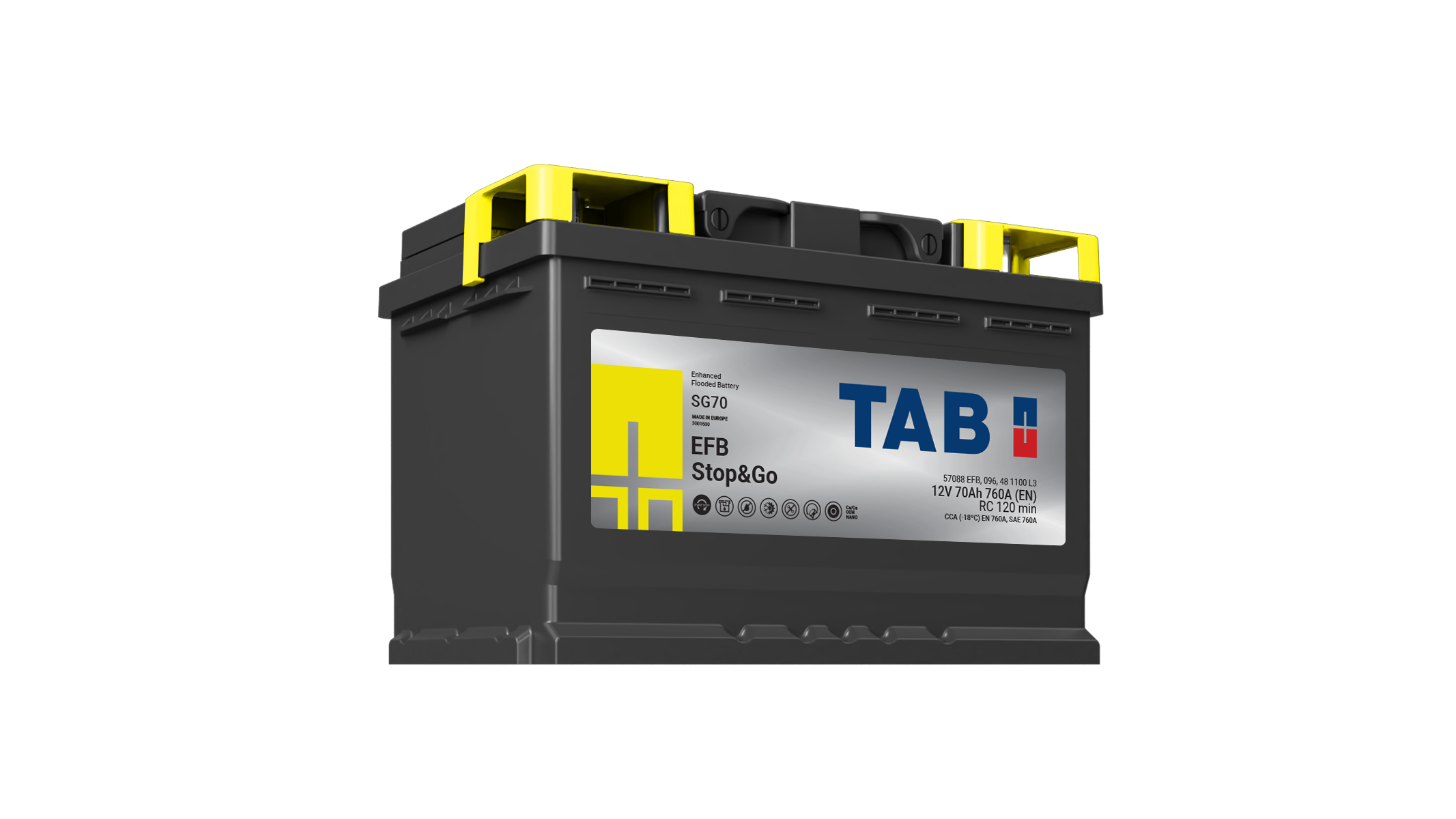 TAB EFB Stop&Go SG70 - 70 Ah
