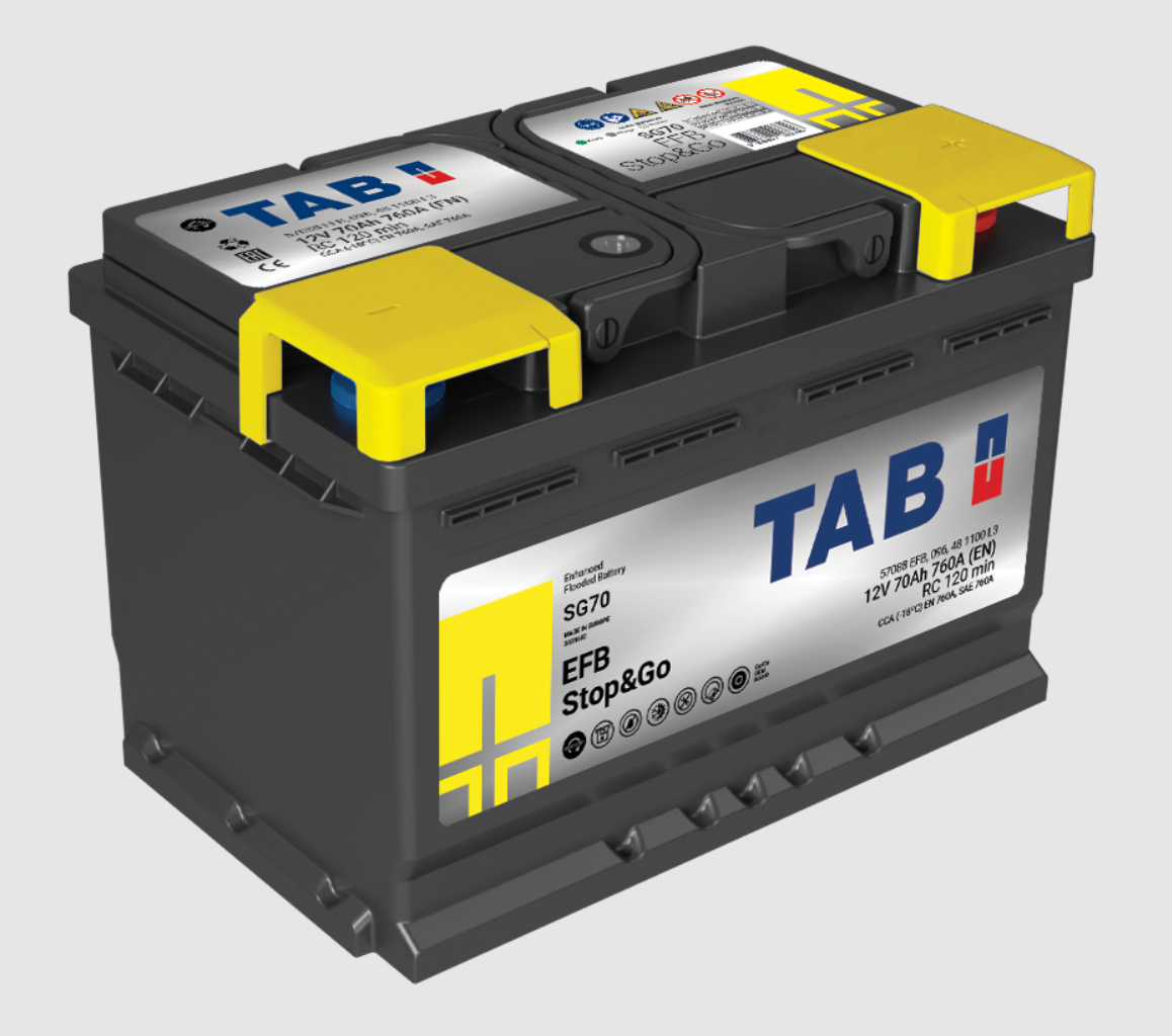 SG70 TAB EFB Stop&Go SG70 70 Ah