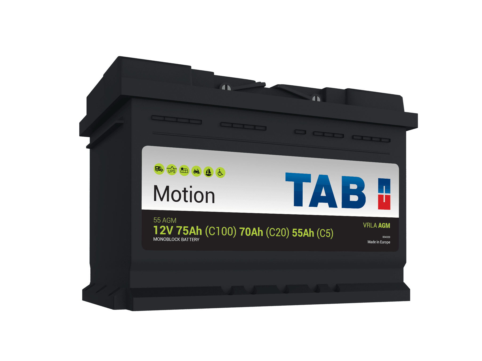 TAB Motion  AGM 60 - 85 Ah
