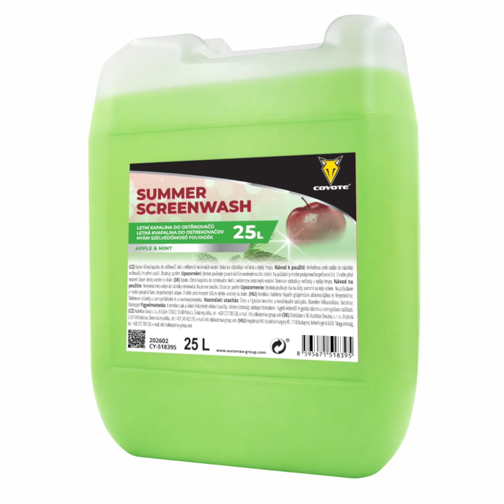 COYOTE Letní kapalina jablko-máta 25L