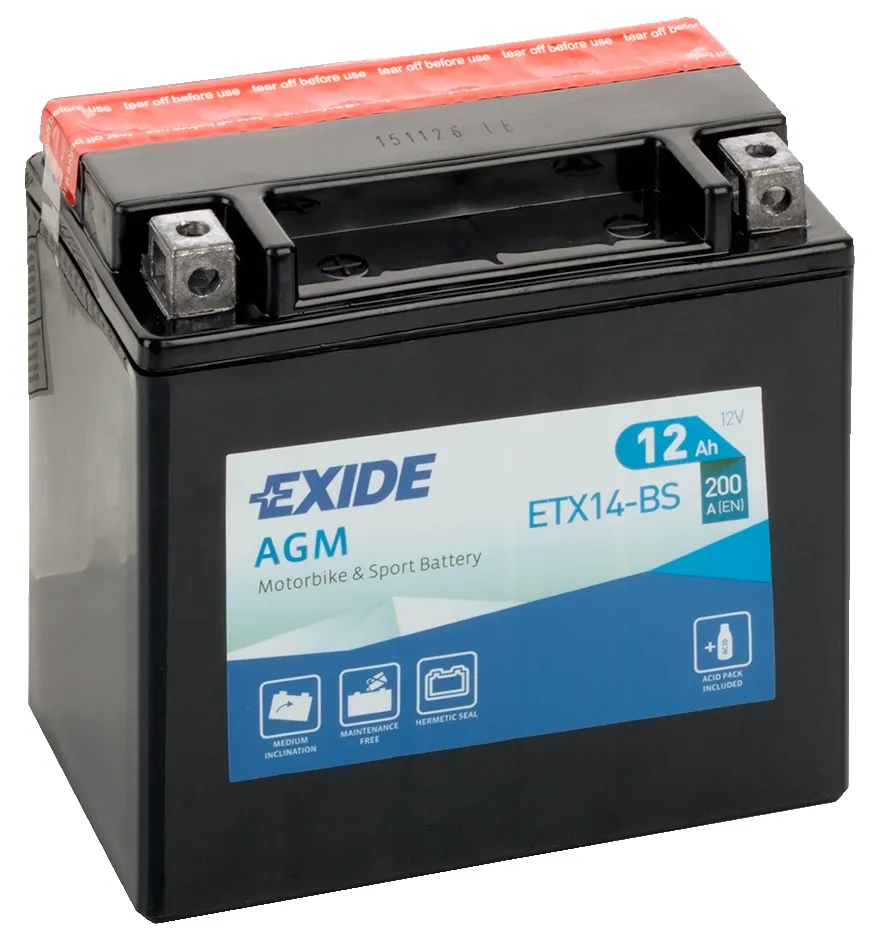 EXIDE ETX14-BS