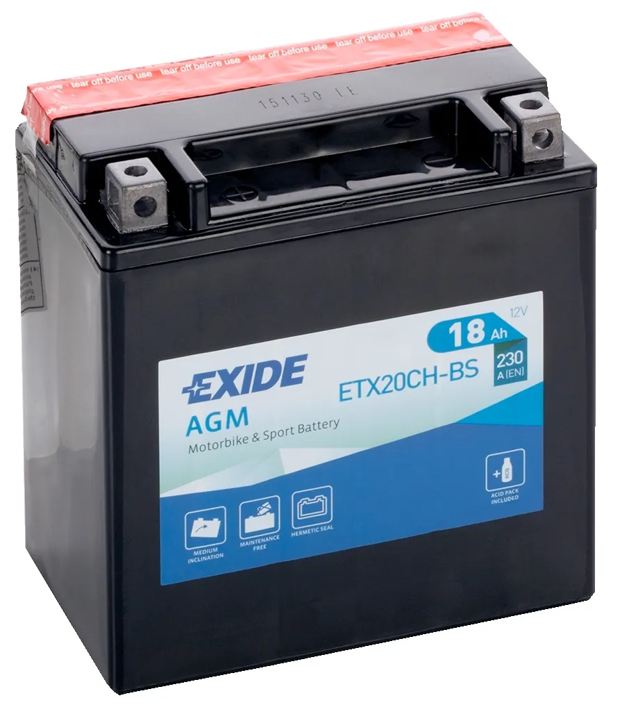 EXIDE ETX20CH-BS
