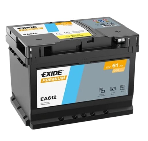 EXIDE Premium EA612, 12V/61Ah