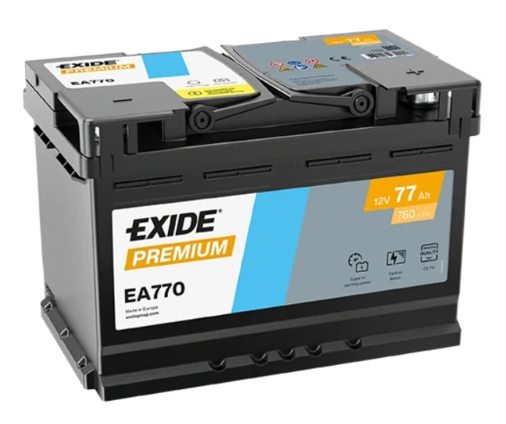 EXIDE Premium EA770, 12V/77Ah