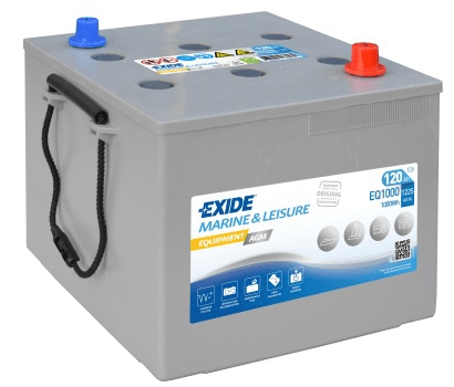 120741_515939800 Trakční baterie Exide Equipment AGM 12V, 120Ah, 1225A, EQ1000
