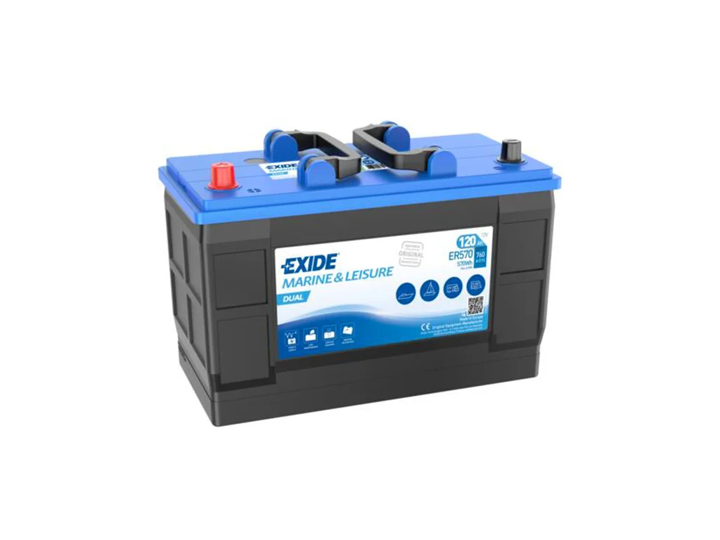 129385_exide-er570 Baterie EXIDE DUAL 120Ah, 12V, ER570