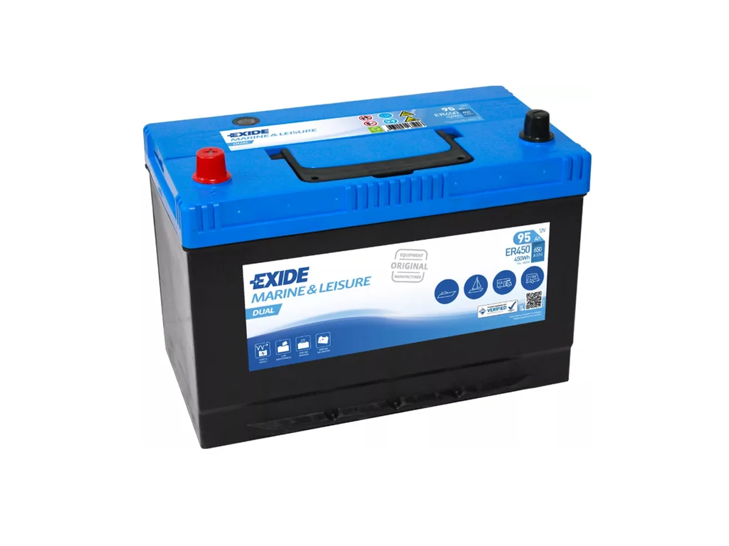 87697_exide-er450 Baterie EXIDE DUAL 95Ah, 12V, ER450